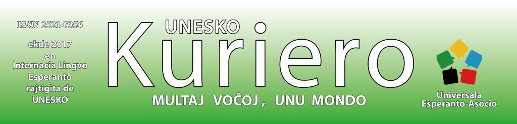 Unesko-Kuriero en Esperanto.